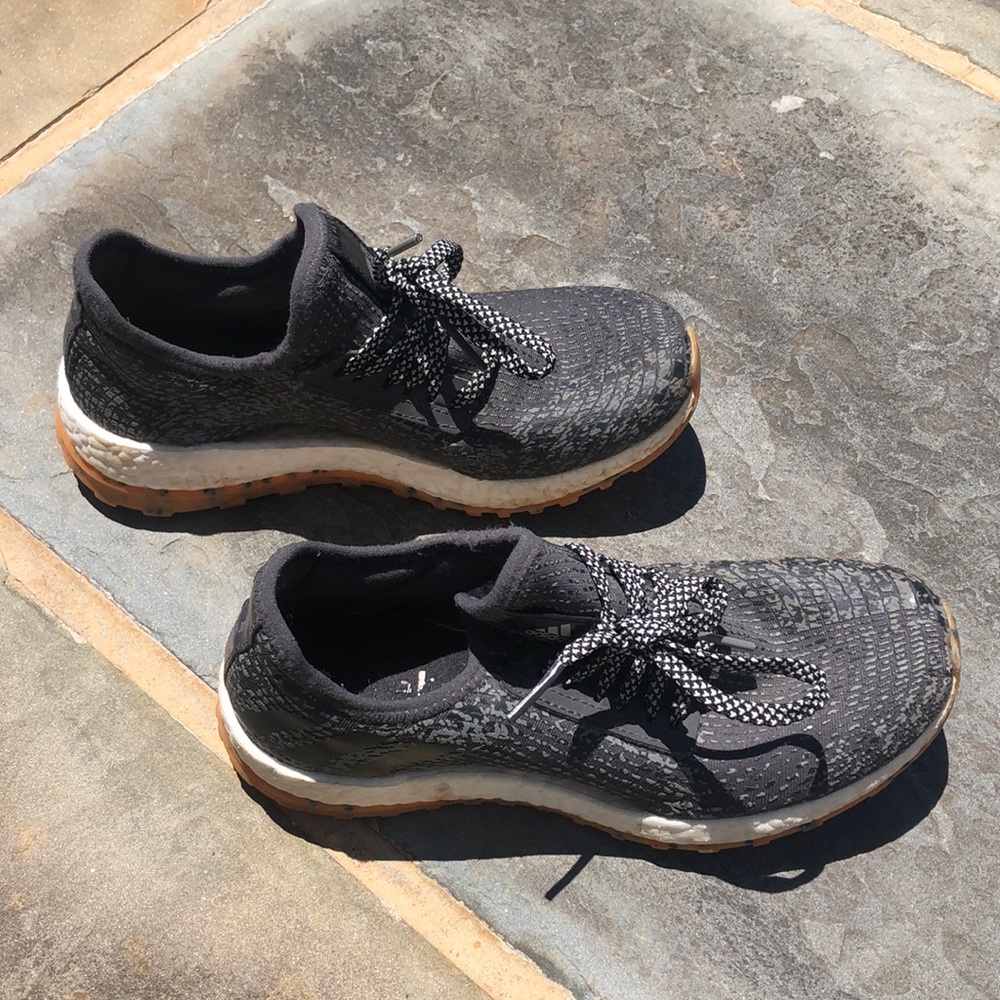 Adidas Pure Boost X ATR womens size 6.5 black running shoes